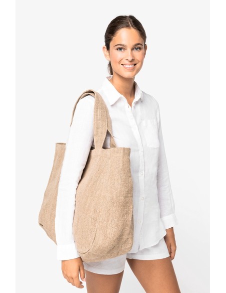 Sac shopping en jute