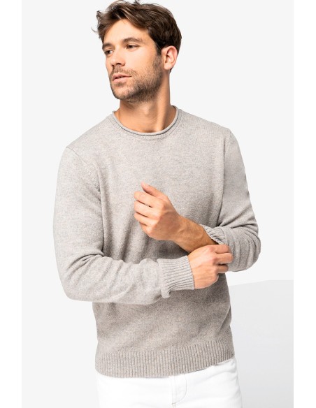 Pull écoresponsable en laine mérinos homme 