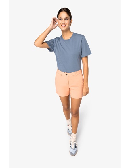 Bermuda chino écoresponsable femme