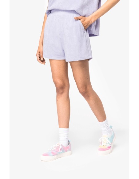 Short écoresponsable en éponge femme 