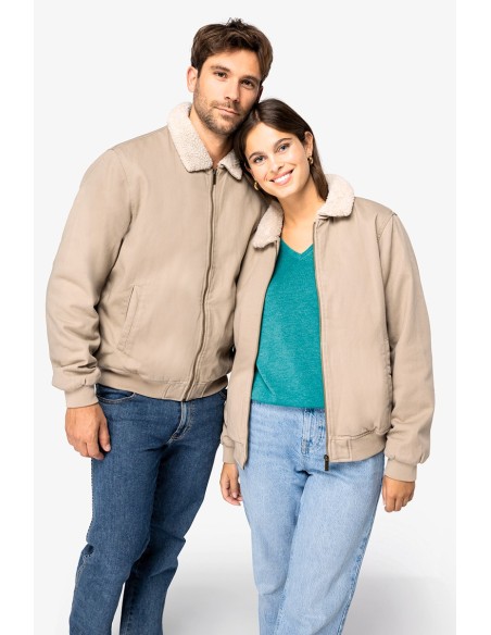 Veste écoresponsable col sherpa unisexe