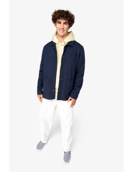 Veste worker écoresponsable délavée homme 
