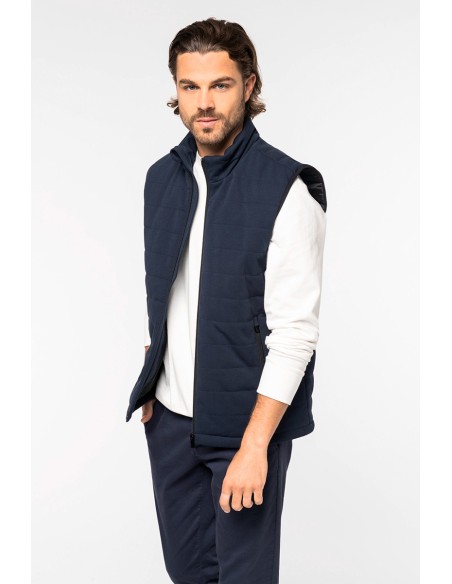 Bodywarmer écoresponsable en maille homme 
