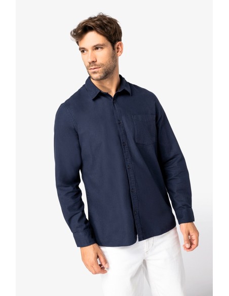 Chemise écoresponsable en flanelle homme