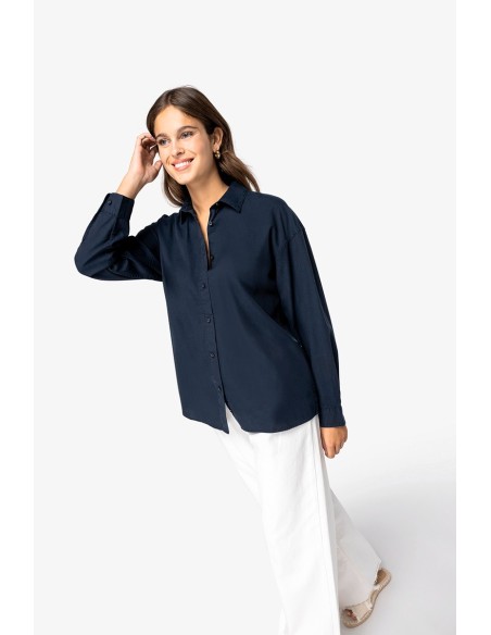 Chemise écoresponsable en lyocell femme 