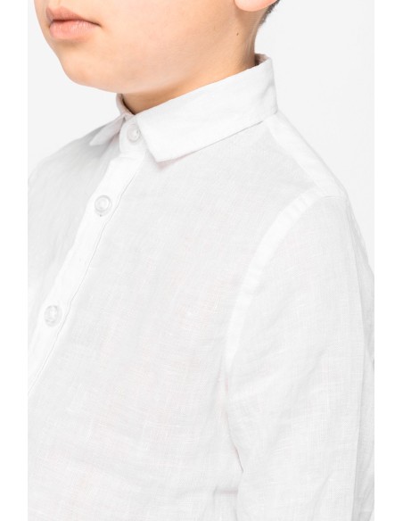 Chemise en lin enfant