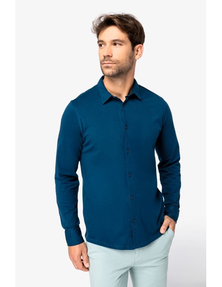 Chemise écoresponsable en jersey homme