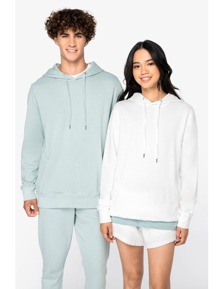 Sweat-shirt écoresponsable à capuche French Terry unisexe 