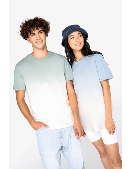 T-shirt écoresponsable Dip Dye unisexe 