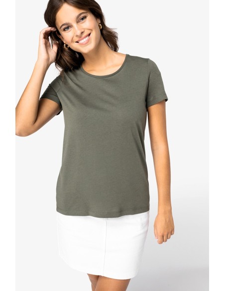 T-shirt écoresponsable en modal femme