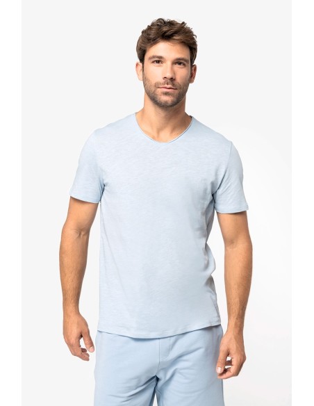 T-shirt écoresponsable slub bords francs homme 