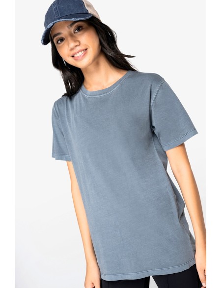 T-shirt écoresponsable délavé femme 