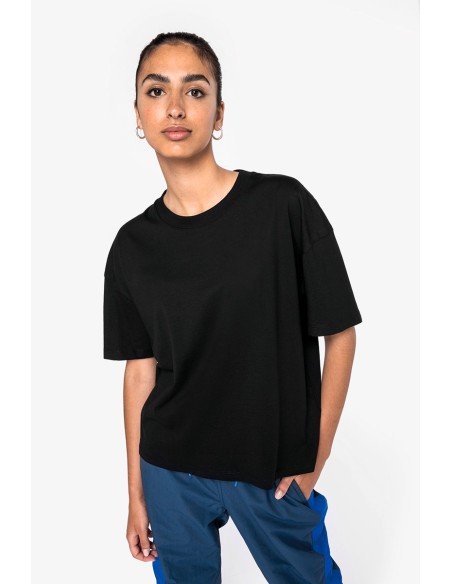 T-shirt écoresponsable oversize femme