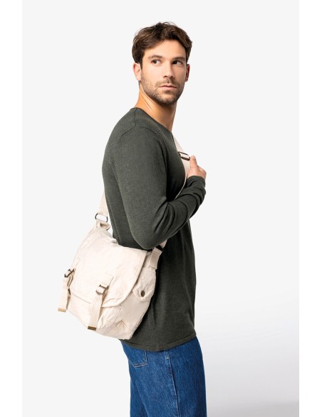 Sac besace écoresponsable délavé