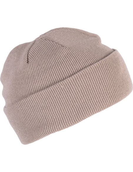 Bonnet tricoté  Colors:Beige Size fr:One Size