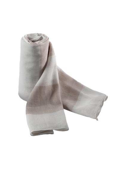 Chèche Colors:Beige / White Size fr:One Size