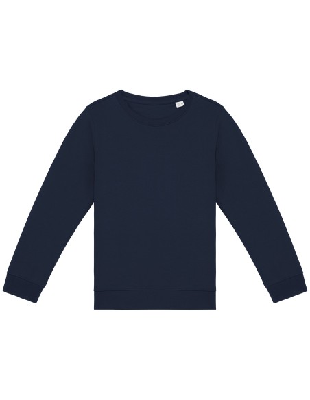 Sweat-shirt écoresponsable à col rond enfant Colors:Navy Blue 