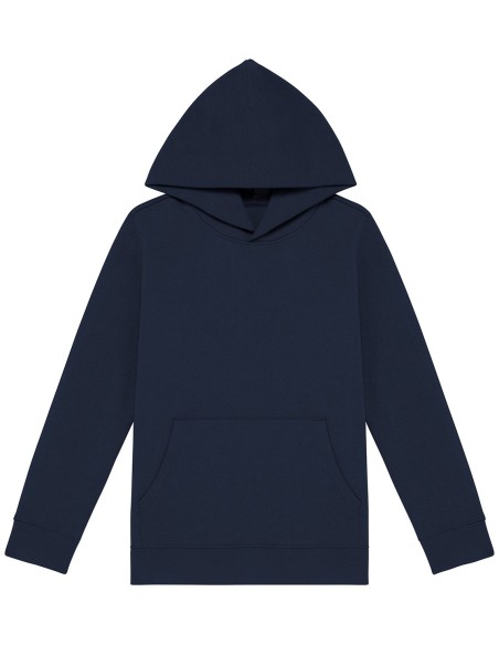 Sweat-shirt écoresponsable à capuche enfant Colors:Navy Blue 