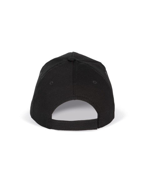 Casquette sandwich contrasté - 5 panneaux Colors:Black / Red Size fr:One Size