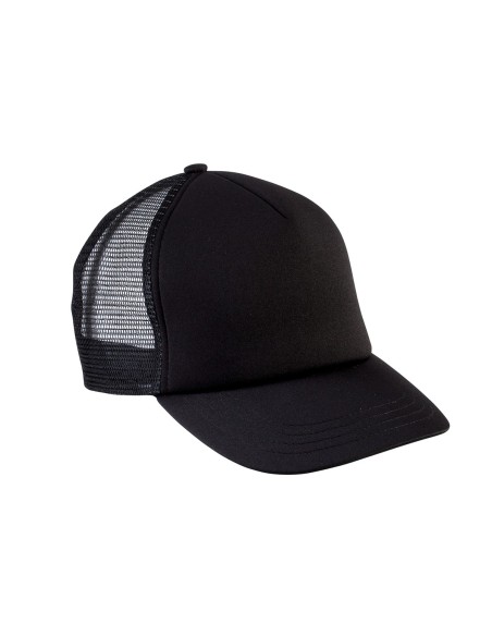 Casquette trucker enfant - 5 panneaux Colors:Black Size fr:One Size