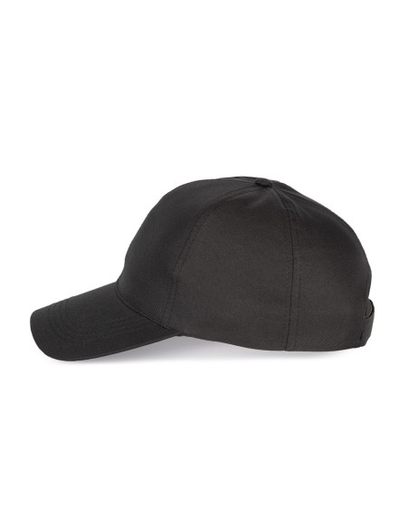 Casquette polyester - 6 panneaux Colors:Black Size fr:One Size