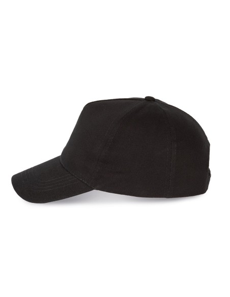 Casquette coton épais - 5 panneaux Colors:Black Size fr:One Size