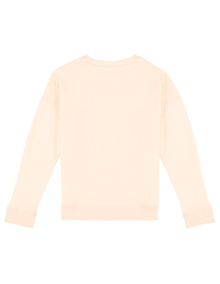Sweat-shirt écoresponsable à épaules tombantes femme Colors:Ivory 