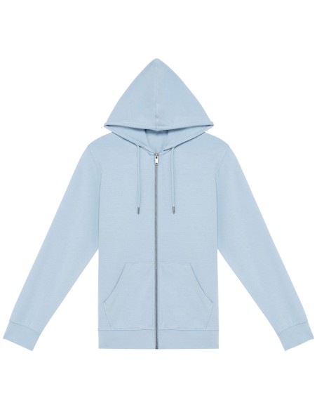 Sweat-shirt écoresponsable zippé à capuche en modal homme Colors:Aquamarine 