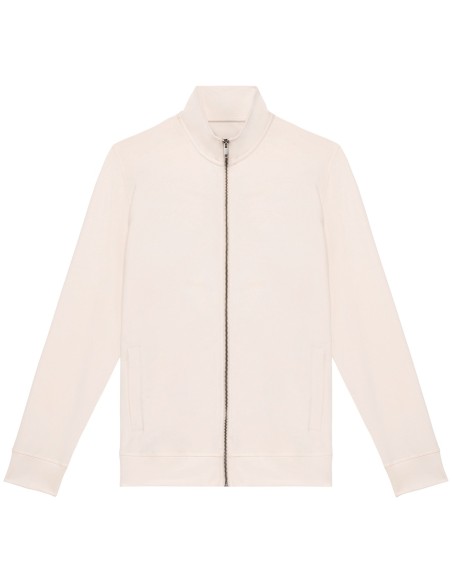 Sweat-shirt écoresponsable zippé en modal homme Colors:Ivory 
