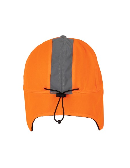 Casquette d’hiver avec patch Colors:Fluorescent Orange Size fr:One Size