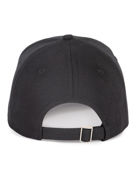 Casquette en coton et polyester recyclés K-loop - 5 panneaux Colors:Black Size fr:One Size