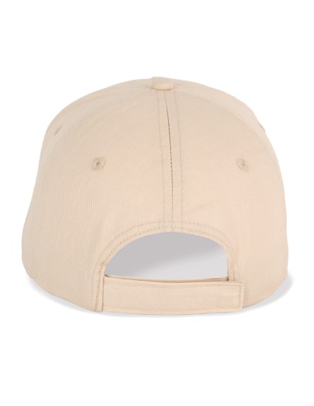 Casquette en coton et polyester recyclés K-loop - 5 panneaux Colors:Beige Size fr:One Size