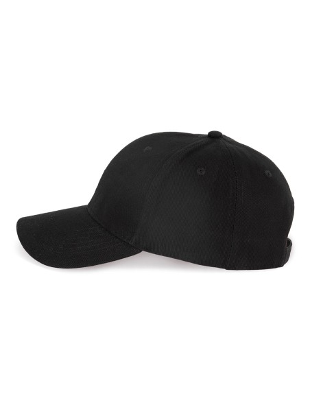 Casquette en coton bio - 6 panneaux Colors:Black Size fr:One Size