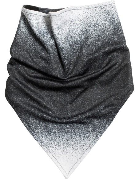 Bandana triangle avec doublure polaire Colors:Black / White Size fr:One Size