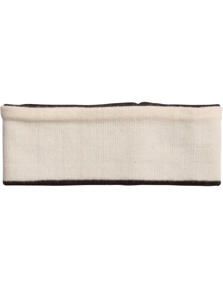 Bandeau en maille tricot Colors:Black / White Size fr:One Size