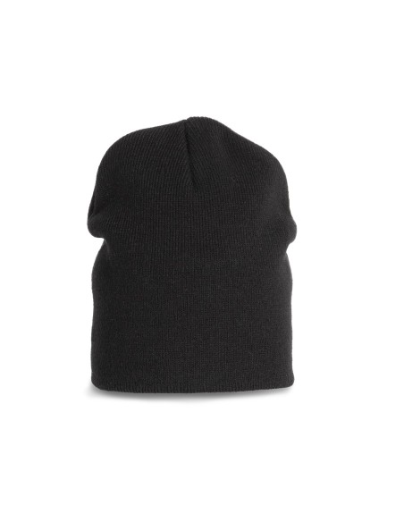 Bonnet en tricot Colors:Black Size fr:One Size
