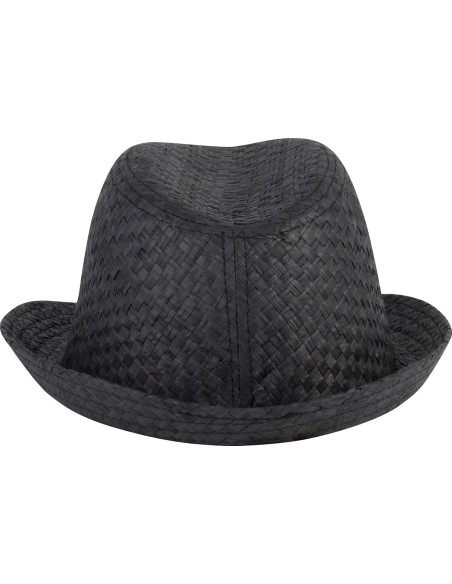 Chapeau de paille style Panama rétro Colors:Black 