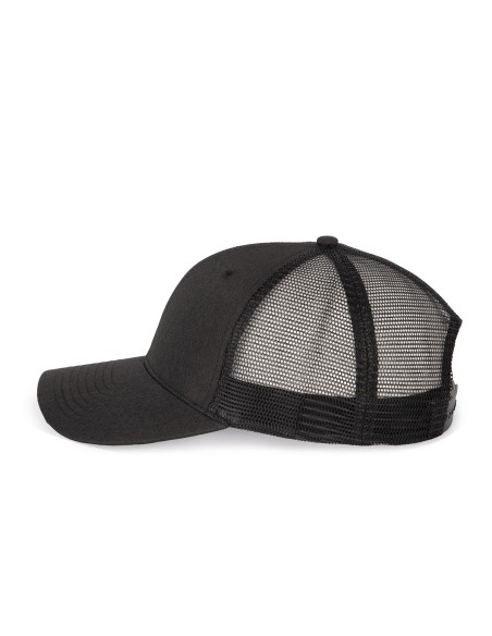 Casquette Trucker - 6 panneaux Colors:Black Size fr:One Size