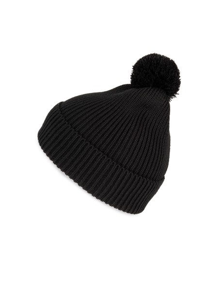 Bonnet avec pompon Colors:Black Size fr:One Size