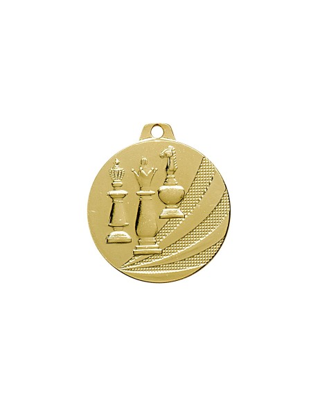 Médaille Ø 40 mm Échecs   