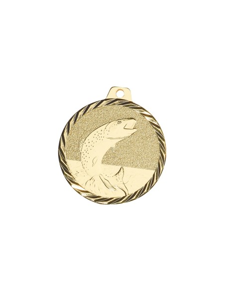 Médaille Ø 50 mm Pêche   