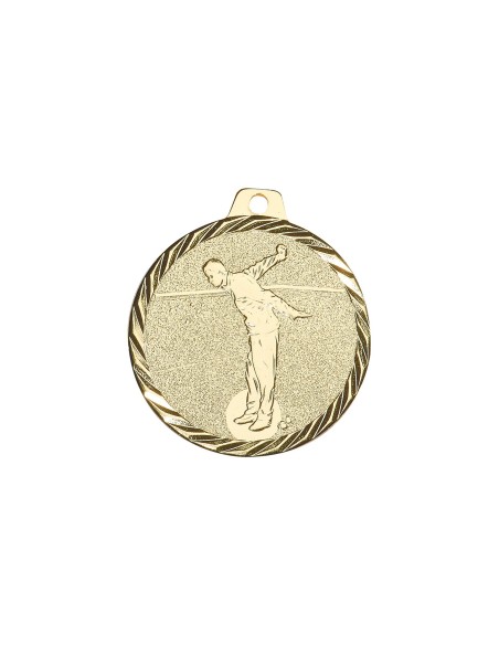 Médaille Ø 50 mm Boules & Pétanque   