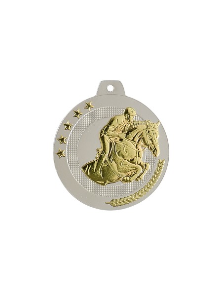 Médaille Ø 50 mm Équitation   