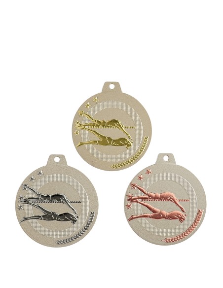 Médaille Ø 50 mm Natation   