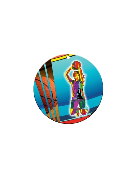 Médaille Ø 70 mm Basket  