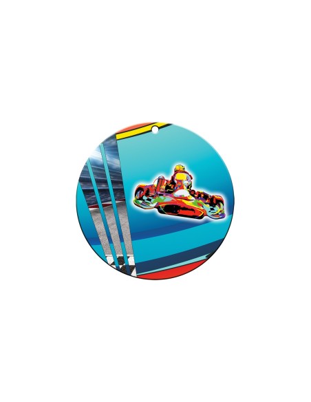 Médaille Ø 70 mm Karting  