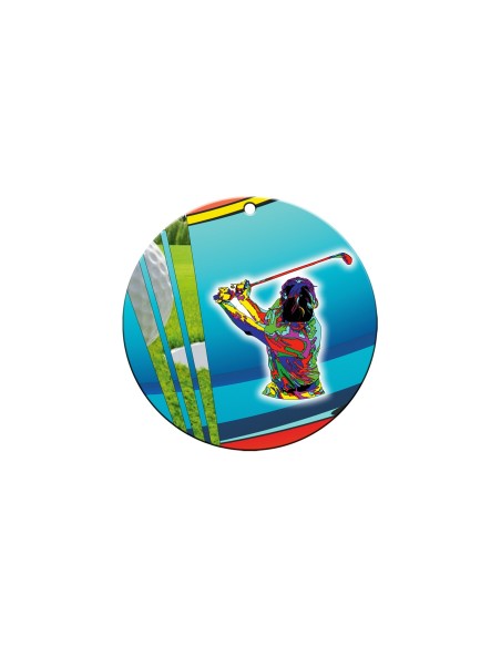 Médaille Ø 70 mm Golf  