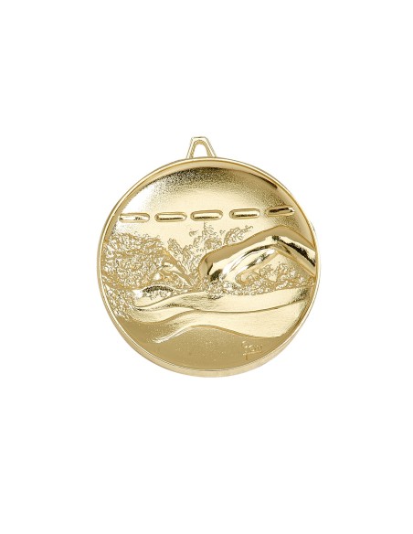 Médaille Ø 65 mm Natation   