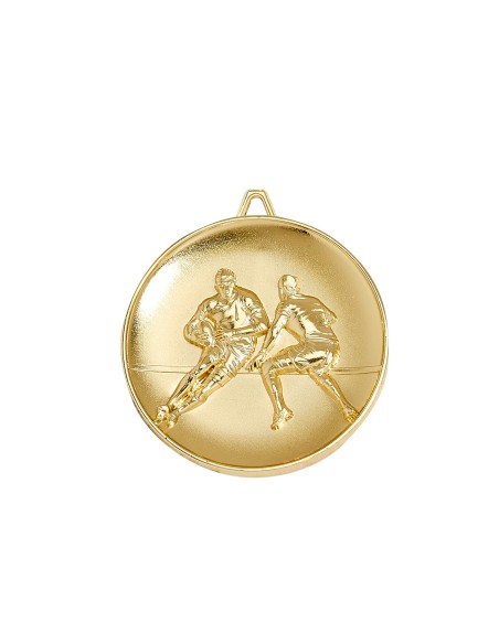 Médaille Ø 65 mm Rugby   