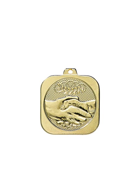 Médaille 35x35 mm Amitié   